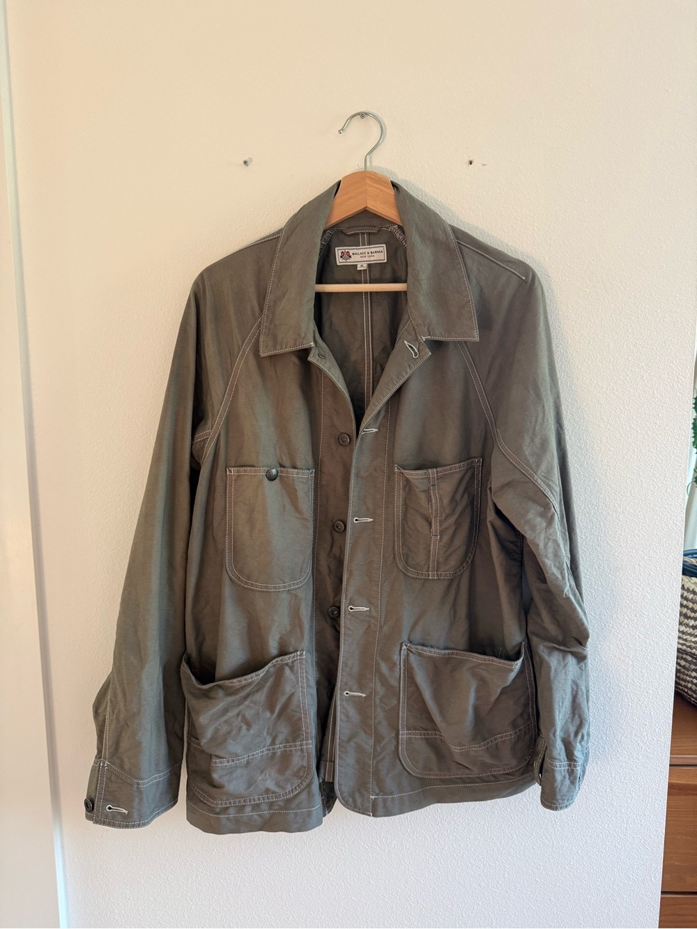 Wallace & Barnes Chore Coat in Olive Green